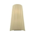 thumbnail image 2 of Meyda Tiffany 119129 9 Inch Wide Channell Tapered & Pleated Wall Sconce   Beige Fabric Finish, 2 of 4