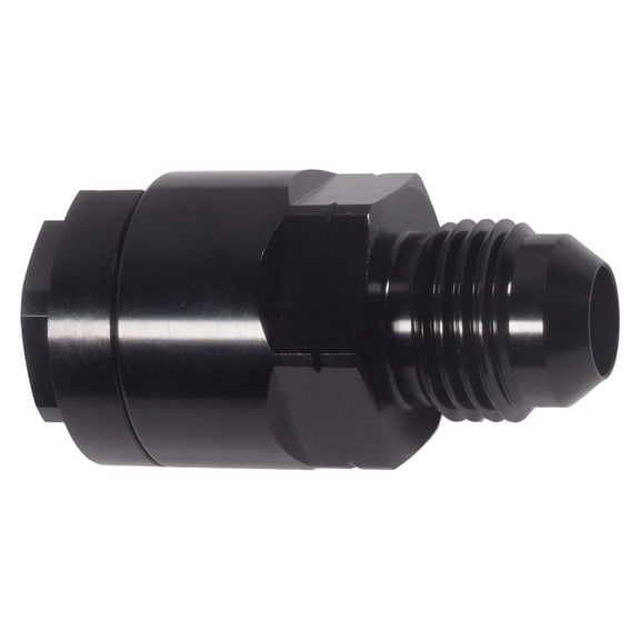 ICT Billet Threaded Fuel Rail Quick Connect Fitting - Line Adapter -6AN to 3/8" Tube LS1 LM7 LR4 LQ4 LS6 L59 LQ9 LM4 L33 Hose Gas Connector Aluminum AN809-02B
