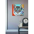 thumbnail image 3 of Epic Graffiti 'Dramatic Cats II' by Carolee Vitaletti Canvas Wall Art, 18"x18", 3 of 3