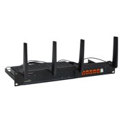 Rackmount.IT Rack Mount Kit for CradlePoint E300, Jet Black