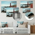 thumbnail image 4 of Designart "Coastal Seaside euphony I" Beach & Ocean Metal Art Living Room, 4 of 5