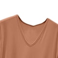 thumbnail image 4 of NominalSnug Plus Size Pajamas Sets for Women Soft Sleepwear Cap Sleeve V Neck Tops Capri Pants Comfy Loungewear, 4 of 6