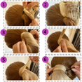 thumbnail image 5 of Cabello sintético para mujer con cola de caballo y ondas rizadas, peluca con cordón, cola de caballo con ondas largas, pieza para el cabello para niñas Adepaton CPB-DE-LYY78-8, 5 of 5