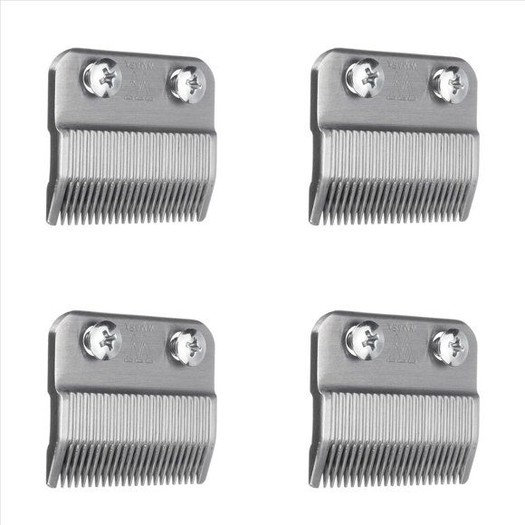 4X Reemplace el Cabezal de Corte Cuchilla de Corte Inferior de Metal para Afeitadora Eléctrica-Plata