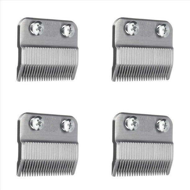 4X Reemplace el Cabezal de Corte Cuchilla de Corte Inferior de Metal para Afeitadora Eléctrica-Plata