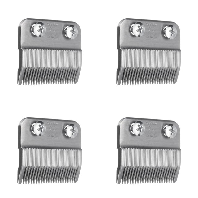 4X Reemplace el Cabezal de Corte Cuchilla de Corte Inferior de Metal para Afeitadora Eléctrica-Plata
