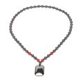 thumbnail image 2 of Terahertz Terahertz Collar Con Cuentas Colgante Rectangular De Moda Alivio Del Dolor Collar De Piedra Energética Para Hombres Y Mujeres, 2 of 7