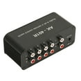 thumbnail image 1 of Conmutador de 4 Canales, Conmutador Av de 4 Vías Switcher multifuncional Fácil de Controlar La Señal Sin Pérdida DC 12V para la Consola de Juegos, 1 of 7