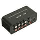thumbnail image 3 of M Buder Switcher RCA de 4 Vías Multifuncional 4 en 1 Salida Selector de Switch Estéreo con Control Remoto IR, 3 of 9