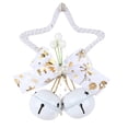 thumbnail image 2 of Limei Christmas Bell Pendant Five Pointed Star Reusable Hanging Bow Christmas Pendant Party Supplies, 2 of 7