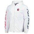 thumbnail image 2 of Men's White St. Louis City SC Graffiti Hoodie Full-Zip Windbreaker, 2 of 3
