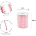 thumbnail image 2 of LEEYNEER - 2mm x 100 yards Satin Rattail Cord Shamballa Nylon Macrame Kumihimo string, 2 of 2