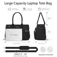thumbnail image 3 of Bolso Tote para Profesores Bagstellar 42x15x30 cm con Compartimento para Laptop y Porta Vaso, 3 of 8
