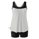 thumbnail image 5 of Trajes de baño tankini para mujer Trajes de baño de dos piezas con espalda de tiras sólidas conservadores para mujer Traje de baño de dos piezas para mujer, 5 of 5