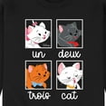 thumbnail image 3 of Disney Classics - Cats & Dogs - Un Deux Trois Cat - Men's Crew Neck Fleece Pullover, 3 of 5