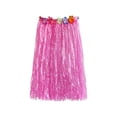thumbnail image 1 of Traje De Falda De Hierba Traje de falda de hierba para fiesta, disfraz hawaiano para escenario de playa (rosa) Ndcxsfigh Libre de BPA, 1 of 6