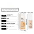 thumbnail image 4 of Light Foundation,Foundation For Oily Skin,Hydrating Foundation,Mature Skin Foundation Makeup,Make-up Discoloration Discoloration Make-up Can Hide Wrinkles And Fine Lines Cream(30ml/1fl.oz), 4 of 9