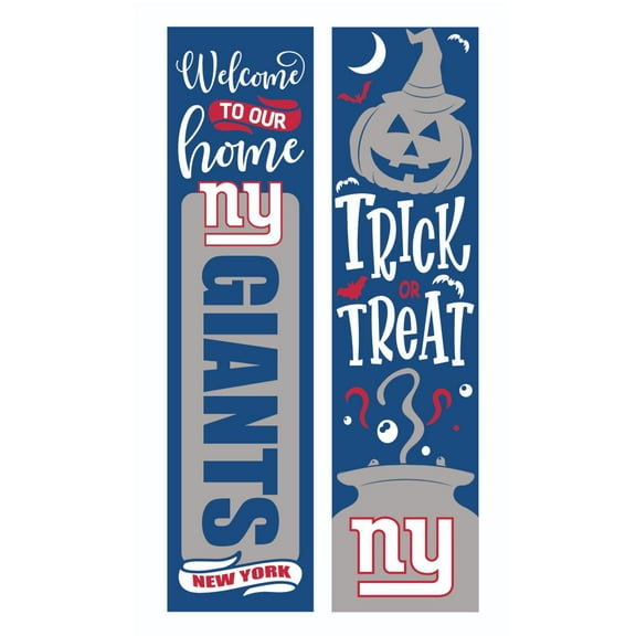 New York Giants 47" Double Sided Halloween Leaner Fan Sign
