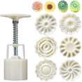 thumbnail image 1 of 7pcs Bath Bomb Mold Set Includes 1pcs Bath Bombs Press And 6pcs Stamps(kui), 1 of 1