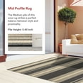 thumbnail image 4 of Romy Striped Indoor/Outdoor Area Rug, 4' x 6', Montana Charcoal, 4 of 9