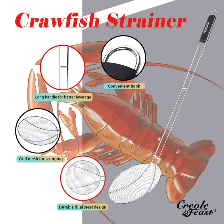 Cajun Cookware 6” Wire Skimmer