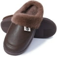 thumbnail image 7 of Ecetana Slippers for Men Memory Foam Slippers Comfort Warm Fuzzy House Shoes, 7 of 7