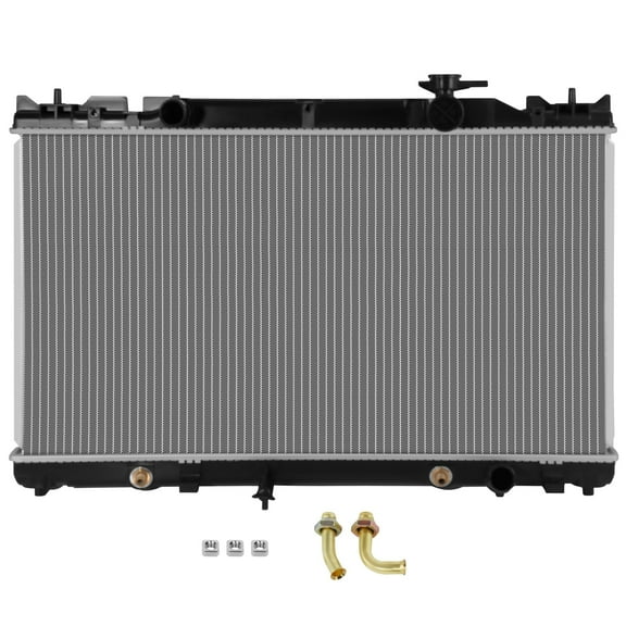ECCPP Auto Parts Plastic Aluminum Replacement Radiator for2002 2003 2004 2005 2006 2007 2008 for Toyota Camry Solara L4 2.4L CU2436,TO3010158