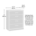 thumbnail image 3 of Sauder La Collection Aspen Post Commode 4 Tiroirs, Finition Prime Oak, 433956, 3 of 9