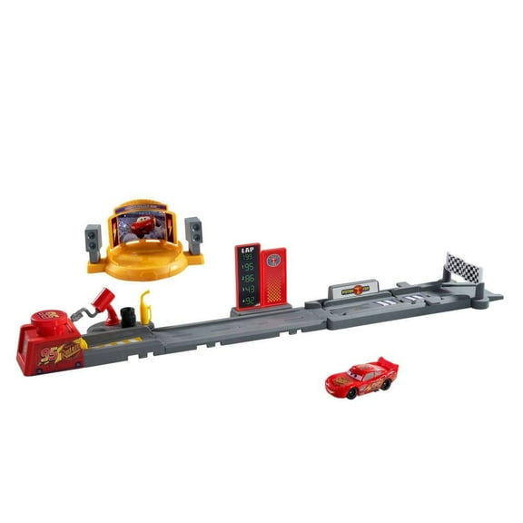 Pista de Juguete Mattel Cars de Disney y Pixar Lanza y Gana