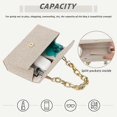 thumbnail image 3 of Evening Handbags for Women Sparkling Clutch with Chunky Chain for Cocktail, Prom, Wedding Party, 3 of 5