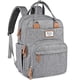 thumbnail image 1 of Bolso-Mochila p/ Pañales, RUVALINO Bolsa de Viaje Multifunción p/ Cambiar Bebés, Capacidad Gran, Impermeable, Elegante, Gris, 1 of 3