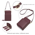 thumbnail image 5 of myfriday Bolso pequeño para teléfono celular para mujer, mini bolso de hombro con ranuras para tarjetas de crédito, 5 of 5