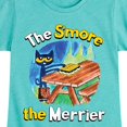 thumbnail image 3 of Pete The Cat - The Smore The Merrier - Toddler And Youth Girls Short Sleeve Graphic T-Shirt, 3 of 6