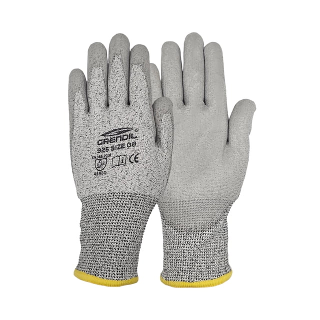 Guantes de seguridad anticorte Grendil Nivel 5 poliuretano en palma y dedos Talla 05