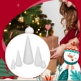 thumbnail image 3 of 5 Pieces Foam Cones for Crafts Foam Tree Cones for Holiday Party Celebration, 3 of 11