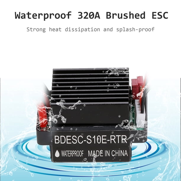 Régulateur Bidirectionnel Frein VG-EBY VGEBY Régulateur De Vitesse électronique, 360 A Brossé ESC RC ESC 360A Pour Véhicule Radiocommandé