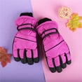 thumbnail image 2 of TAIAOJING Kids Ski Gloves Winter Warm Windproof Cold Weather Outdoor Sports Gloves For Boys Girls Snow Gloves Ski Gloves, 2 of 5