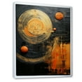 thumbnail image 2 of Designart "Saturn s Sonata Neptune in Yellow and Black II" Neptune Floater Framed Canvas Print, 2 of 7