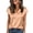 Champagne, variant on Women Silk Satin Cap Short Sleeve Blouse Tops V Neck Shirts Business Casual Tshirts Dark Blue XXL