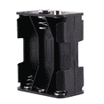 thumbnail image 2 of 4X Double Side Spring 6 x 1.5 V AA Battery Holder Case Box Black,4 x Battery Case,Black, 2 of 7