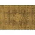 thumbnail image 1 of Ahgly Company Machine Washable Indoor Rectangle Abstract Brown Modern Area Rugs, 4' x 6', 1 of 4