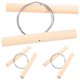 thumbnail image 5 of Steel Wire Clay with Wood Handle for Shaping Easy to Use DIY Pottery Tools 3pcs, 5 of 5
