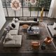 thumbnail image 3 of Italian Minimalist Living Room Modern Simple and Light Luxury Corner Cotton Linen Fabric Sofa My Lux Decor Round, 3 of 20