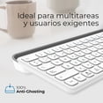 thumbnail image 3 of Teclado Multidispositivo ACTECK INSPIRE TREK TI747 Inalambrico USB 2.4 MHz + BT 5.1 Tamaño 98%, 3 of 5