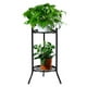 thumbnail image 2 of Two-Layer Metal Plant Stand Plant Holder for Indoor Outdoor Decor B, 2 of 5