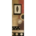 thumbnail image 2 of Poloson, Kimberly 11x24 White Modern Wood Framed Museum Art Print Titled - Radius Panel I, 2 of 4