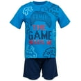 thumbnail image 2 of Funstuff Video Game Little Boys T-Shirt and Mesh Shorts Outfit Set Toddler to Little Kid, 2 of 5