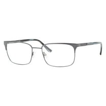 Claiborne 251 Full Rim Square Matte Gray Eyeglasses