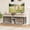 White, variant on 82'' Heavy Duty Double Dog Crate Furniture with Storage – Wooden Indoor Kennel TV Stand for 2 Large Dogs, 4 Drawers & Shelves, Washed White