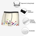 thumbnail image 3 of Pofeuu Pikmin Pattern Men's Boxer Briefs with Elastic Waistband and 3D Space Capsule Design, Soft and Breathable Underwear for Comfort and Style-Small, 3 of 5